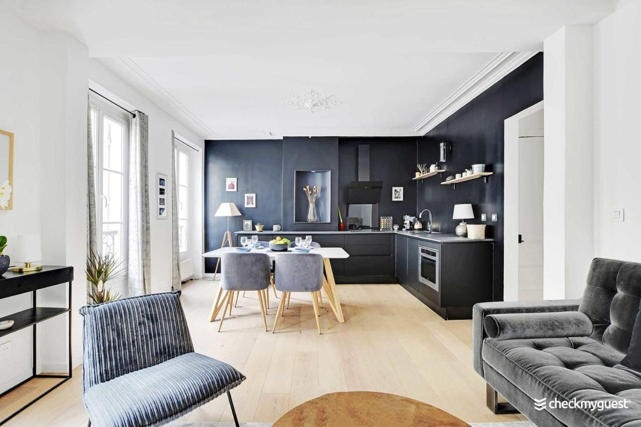 Elegant Apartment - 1Br-4P - Les Batignolles Paris Exterior foto