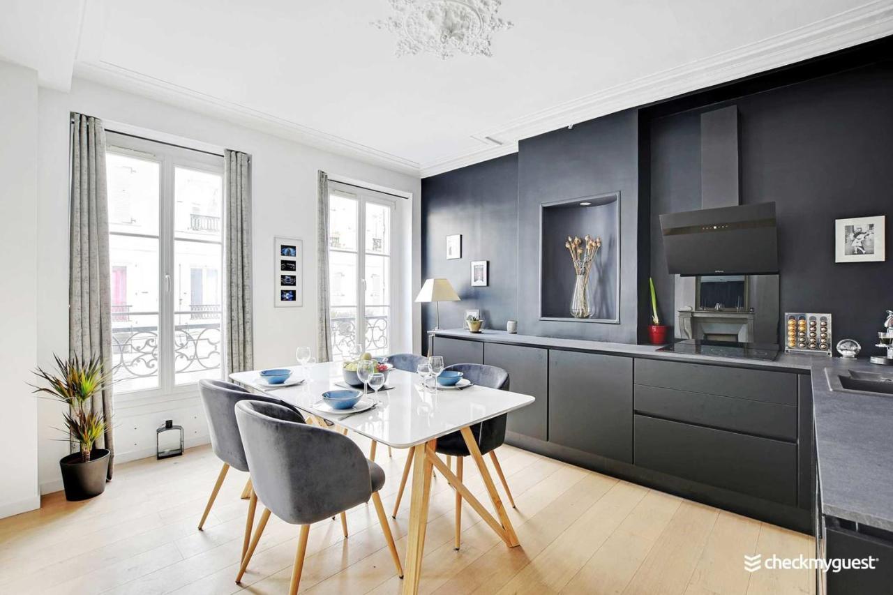 Elegant Apartment - 1Br-4P - Les Batignolles Paris Exterior foto